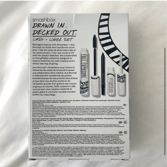 Smashbox Full Exposure Mascara + Lash Primer + Gel Eyeliner Set – Drawn In Decke - Picture 3 of 3